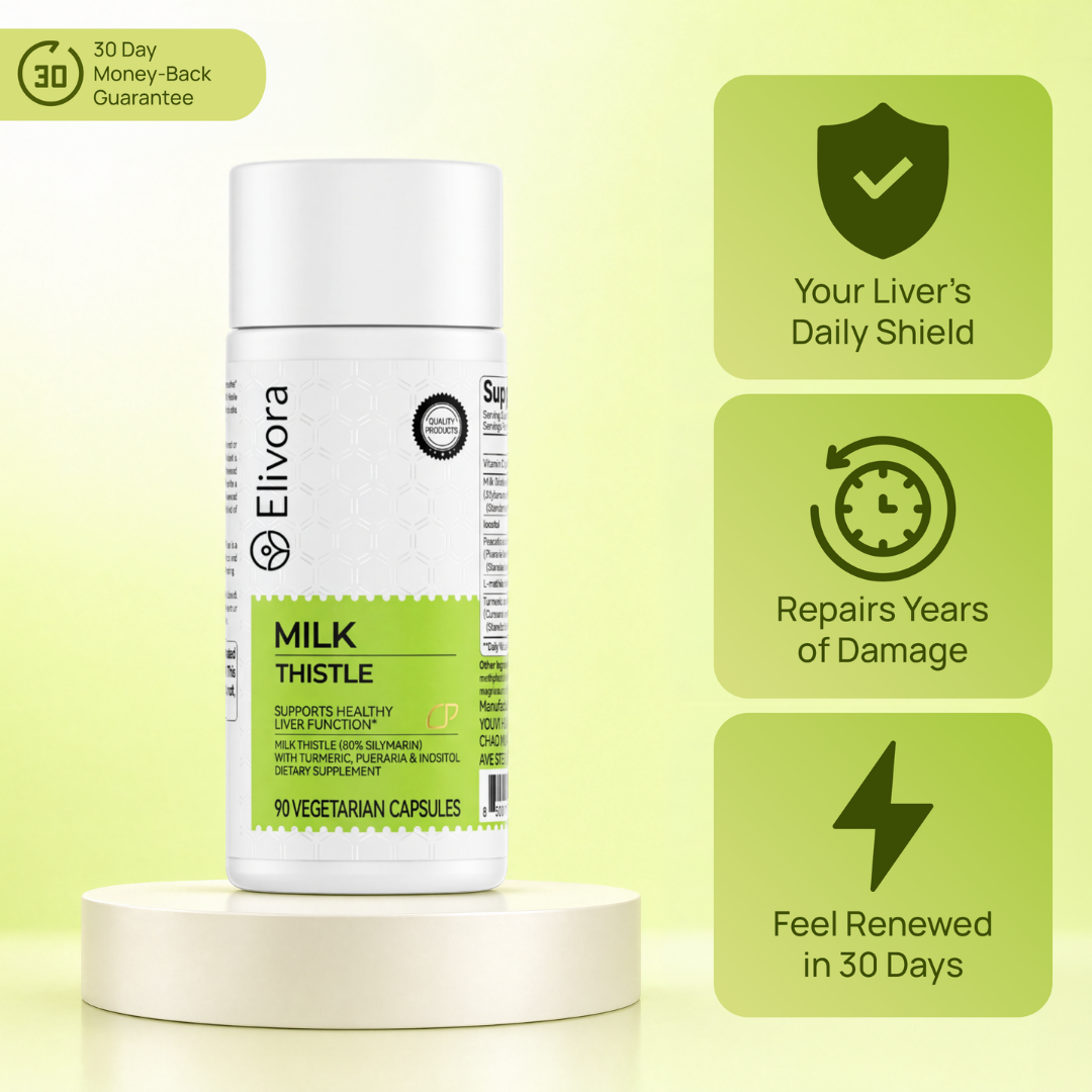 Elivora Milk Thistle - Liver Protection & Recovery