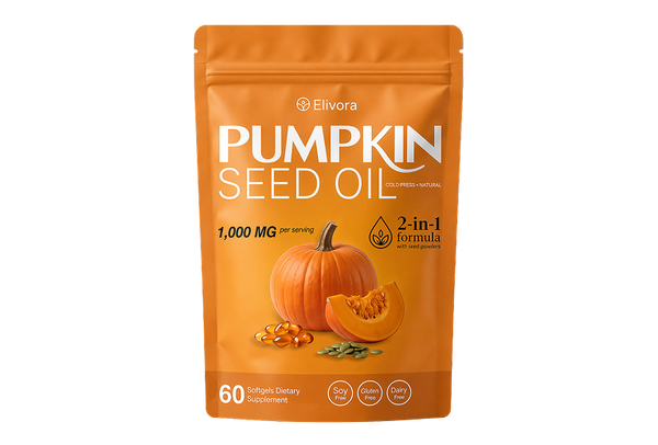 <p>Elivora Pumpkin Seed <br/>Oil Softgels</p>