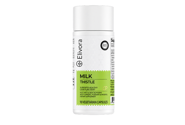 <p>Elivora Milk Thistle - Liver Protection<br/>& Recovery</p>